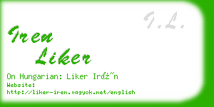 iren liker business card